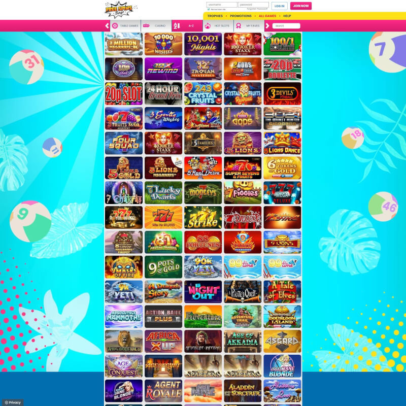 totally free Spins Bingo screenshot 2