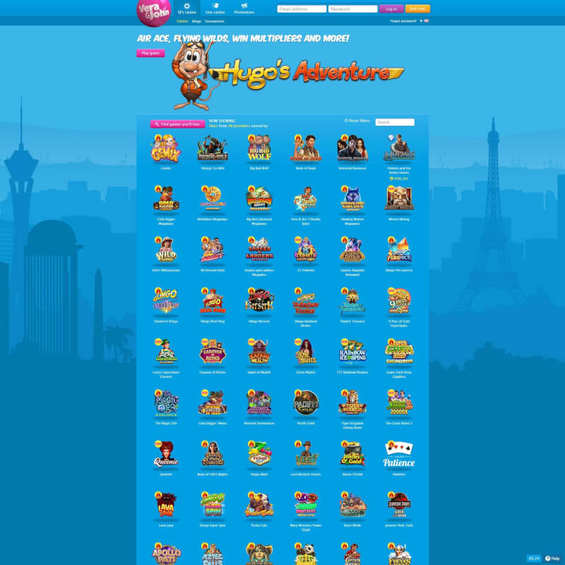 Vera&John Casino screenshot 2