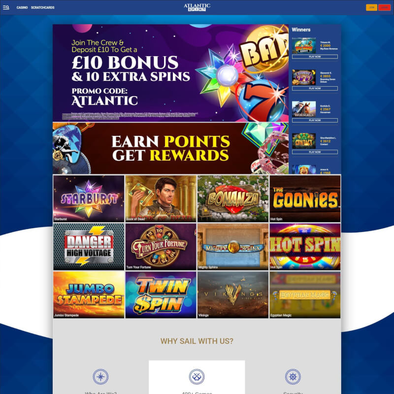 Atlantic Spins screenshot 1