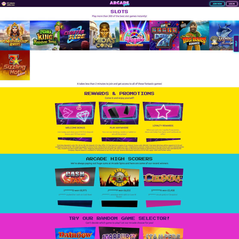 Arcade Spins screenshot 2