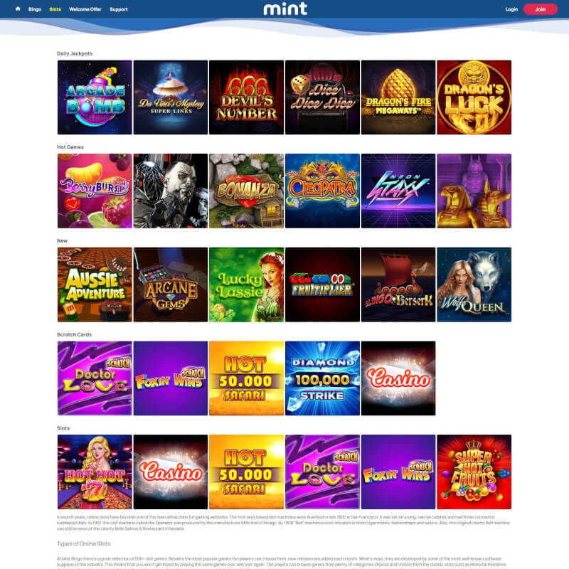 Mint Bingo screenshot 2