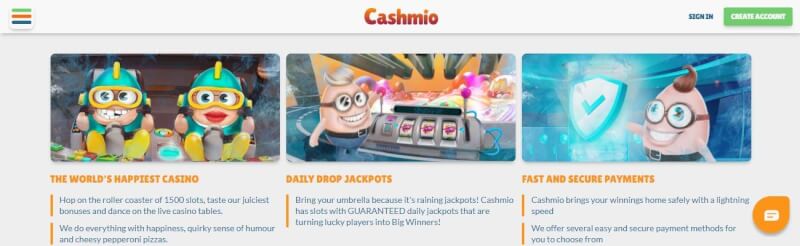 cashmio homepage provides casino games, ilk depozit əlavə və yeni oyunçular üçün təkliflər-loqosu
