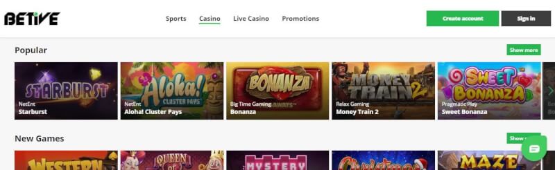 betive casino homepage offers gambling games, ilk depozit bonusu və yeni oyunçular üçün təkliflər-loqosu