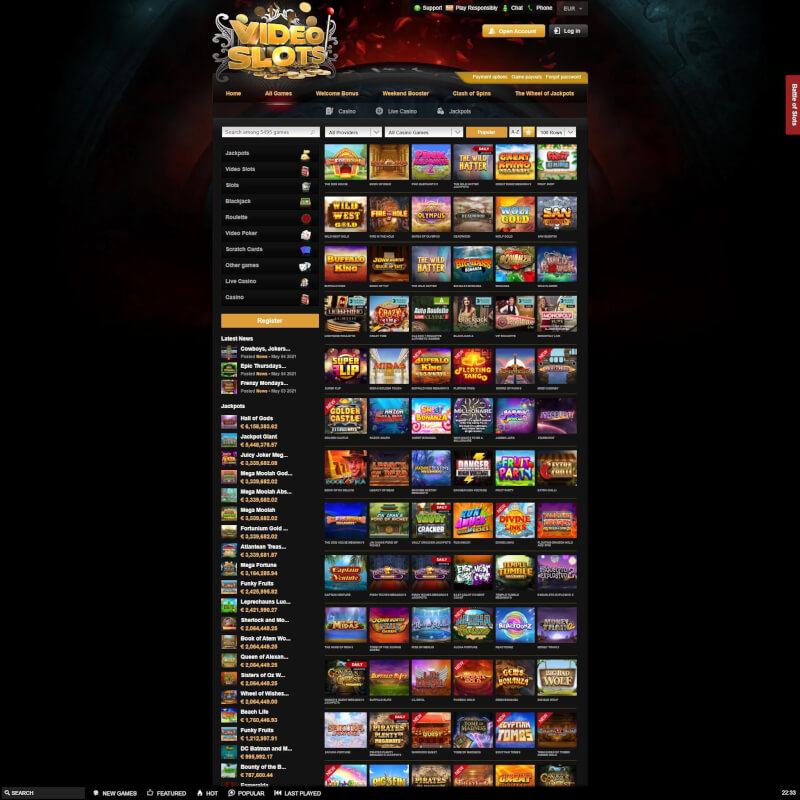 VideoSlots screenshot 2