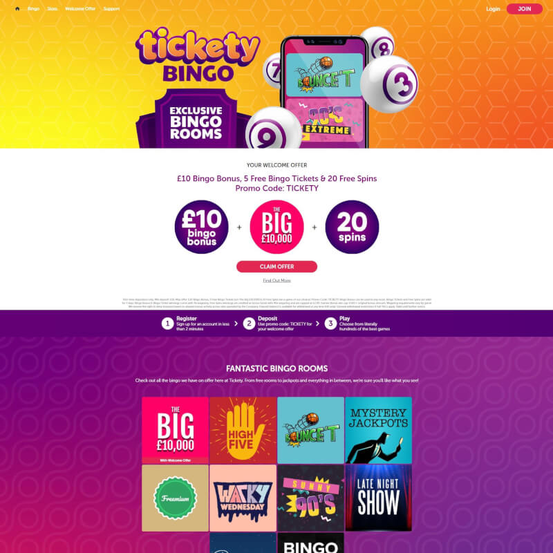 Tickety Bingo screenshot 1