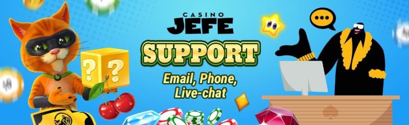 Casino Jefe help options, a quarter-hour help guarantee-logo