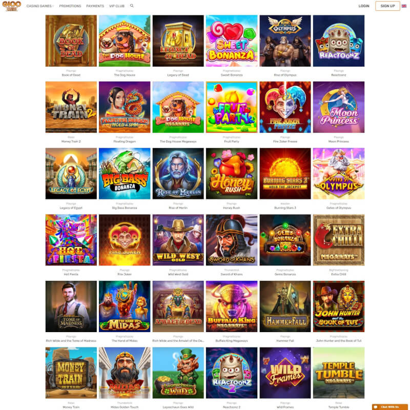 Gioo Casino screenshot 2