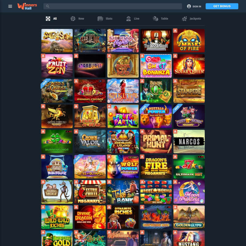 Winners Hall screenshot 2