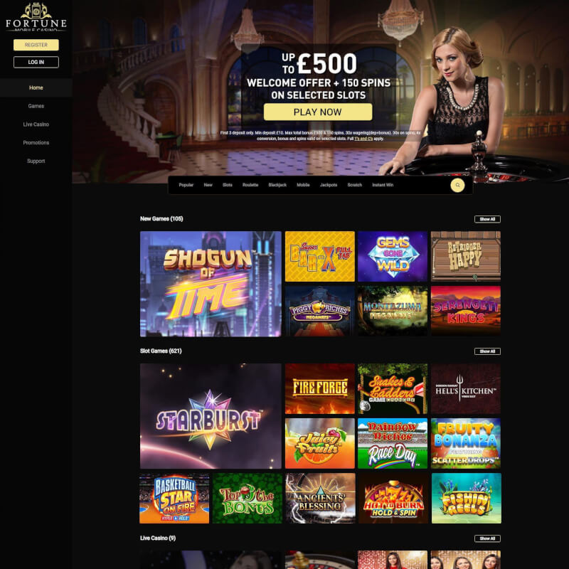 Fortune mobile phone Casino screenshot 1