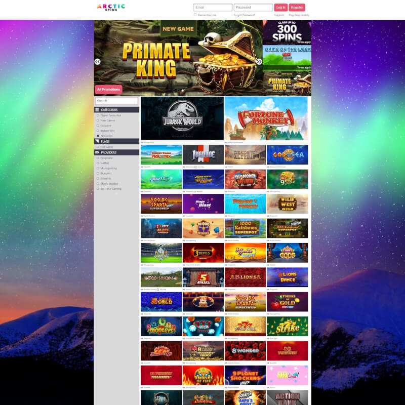 Arctic Spins Casino screenshot 2