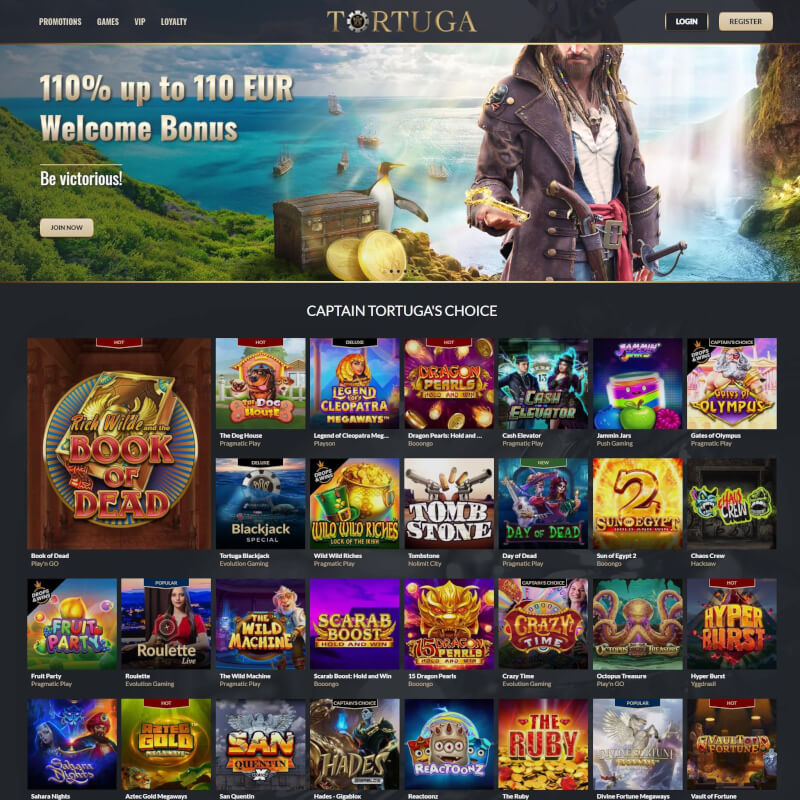 Tortuga Casino screenshot 1