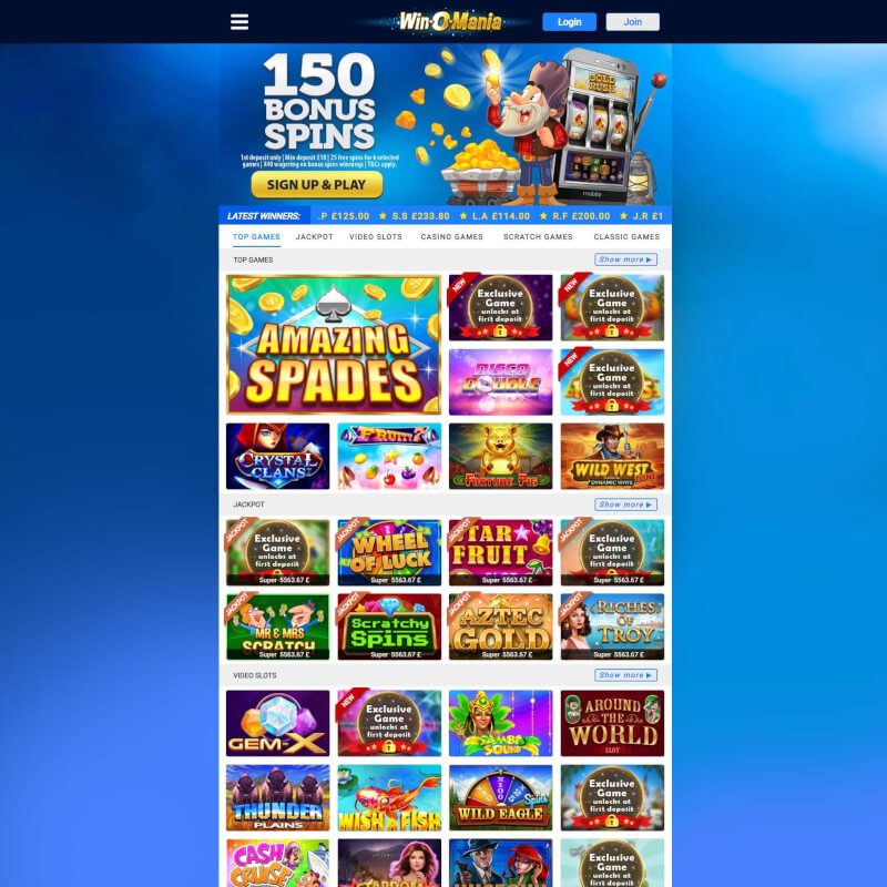 Winomania screenshot 1