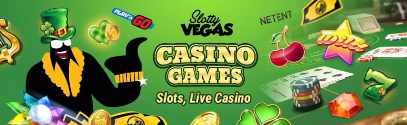 slottyvegas offers various casino games like online slots and live gambling games from popular providers like netent and microgaming-logo