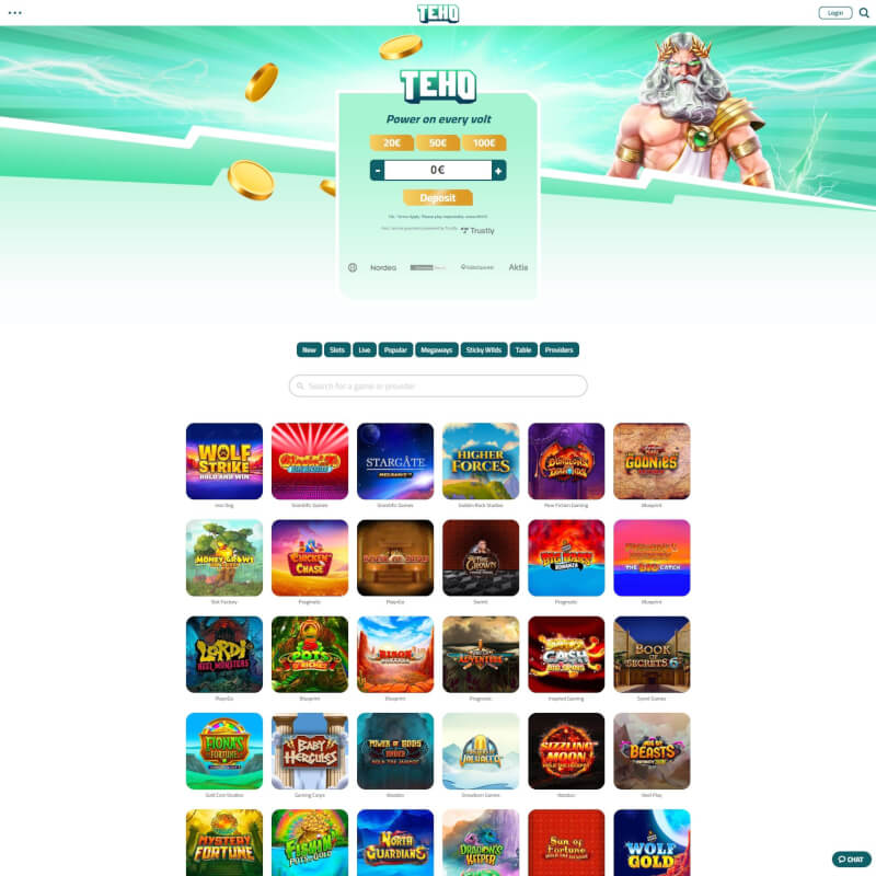 Teho Kasino screenshot 1