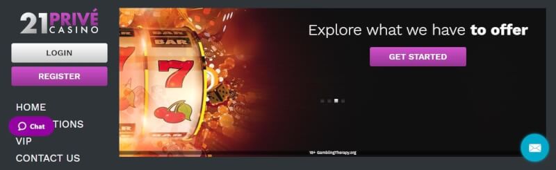 21 prive website provides gambling games, ilk depozit bonusu və yeni oyunçular üçün kampaniyalar-loqosu