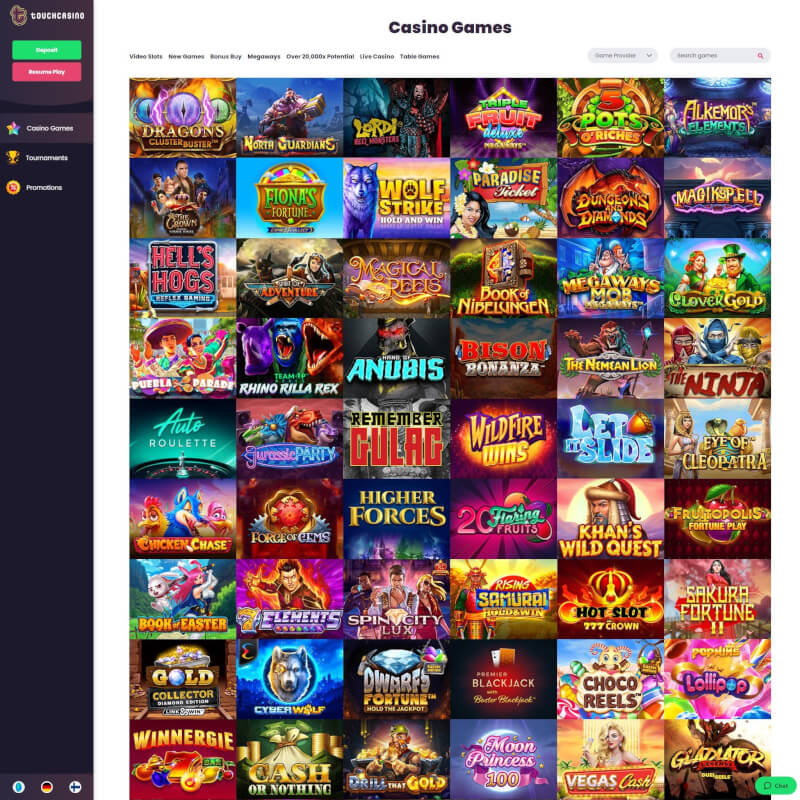 Touch Casino screenshot 2