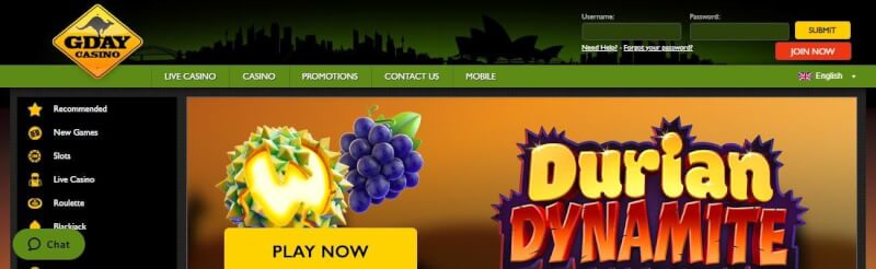 gday casino website offers gambling games, ilk depozit əlavə və yeni oyunçular üçün kampaniyalar-loqosu