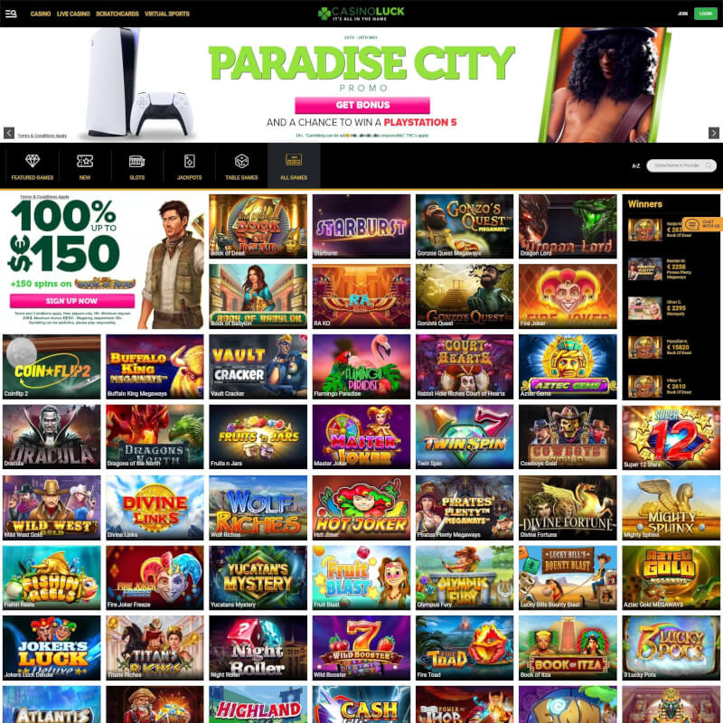 CasinoLuck screenshot 2