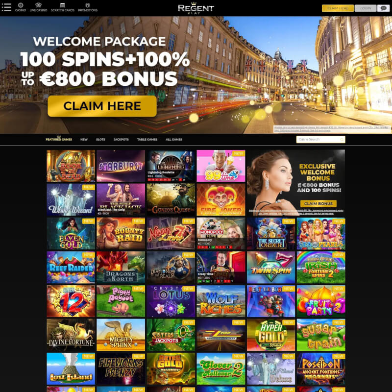 Regent Enjoy Casino screenshot 1