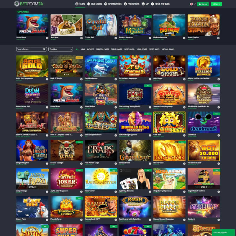 Betroom24 Casino screenshot 2