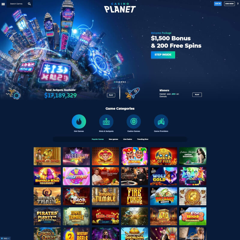 Casino Planet screenshot 1