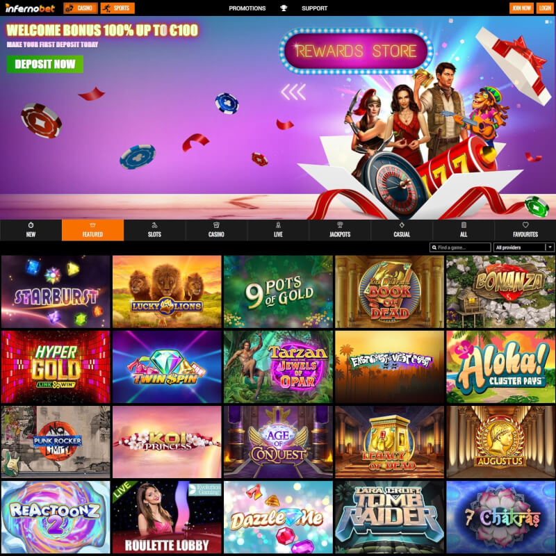 Infernobet screenshot 1