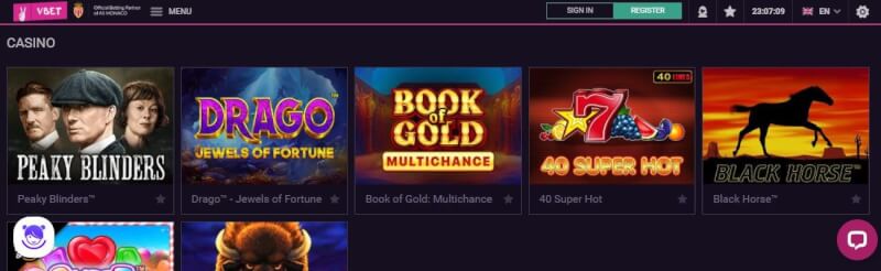 vbet homepage provides gambling games, ilk depozit bonusu və yeni oyunçular üçün kampaniyalar-loqosu