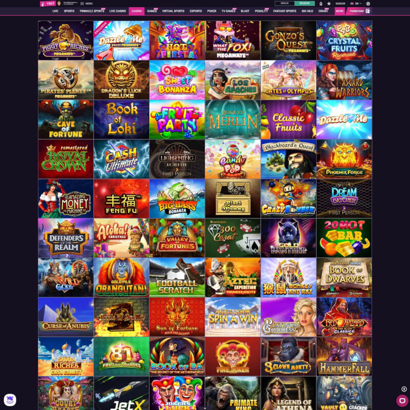 VBet Casino screenshot 2