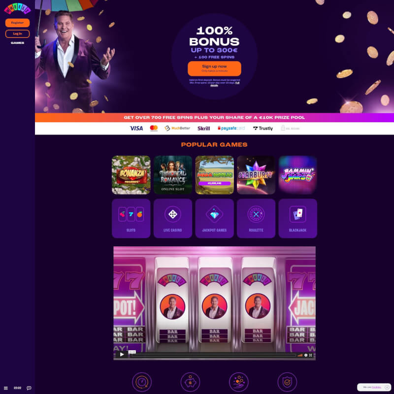 Wheelz Casino screenshot 1