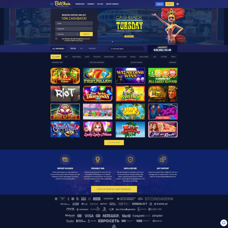 Betchain screenshot 1