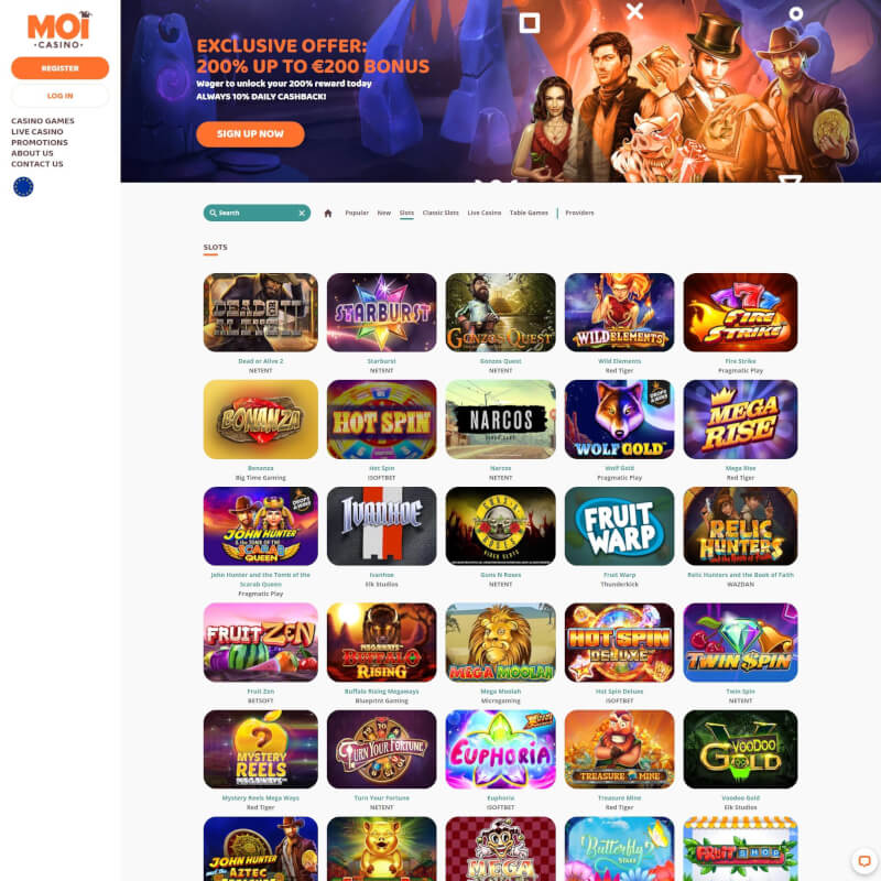 MoiCasino screenshot 2