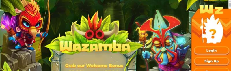 wazamba casino homepage provides gambling games, ilk depozit əlavə və yeni oyunçular üçün promosyonlar-loqosu