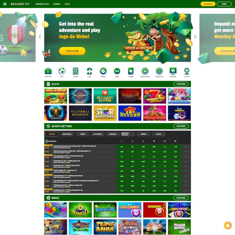 Brazino777 Casino screenshot 1