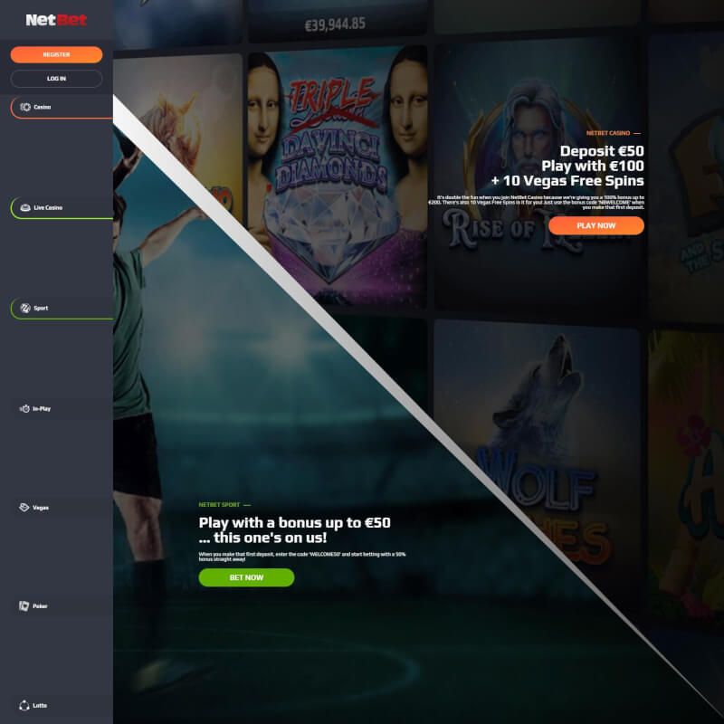 NetBet screenshot 1