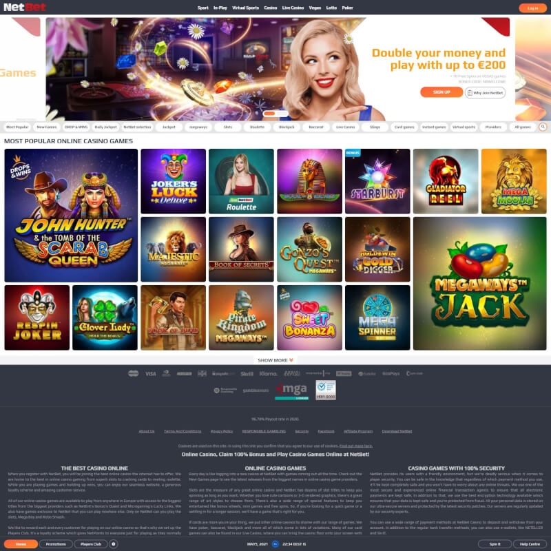 NetBet screenshot 2