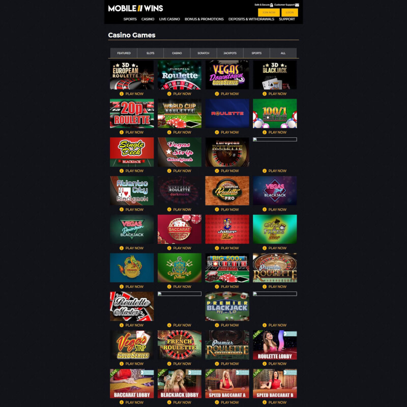 Cellphone Wins Casino screenshot 2