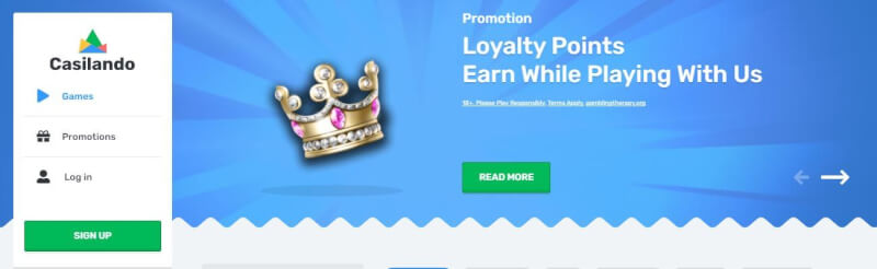 casilando homepage offers gambling games, çox ilk depozit əlavə və yeni oyunçular üçün təkliflər-loqosu