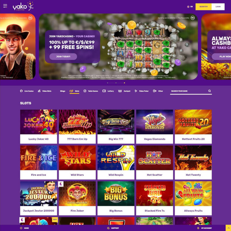 Yako Casino screenshot 2