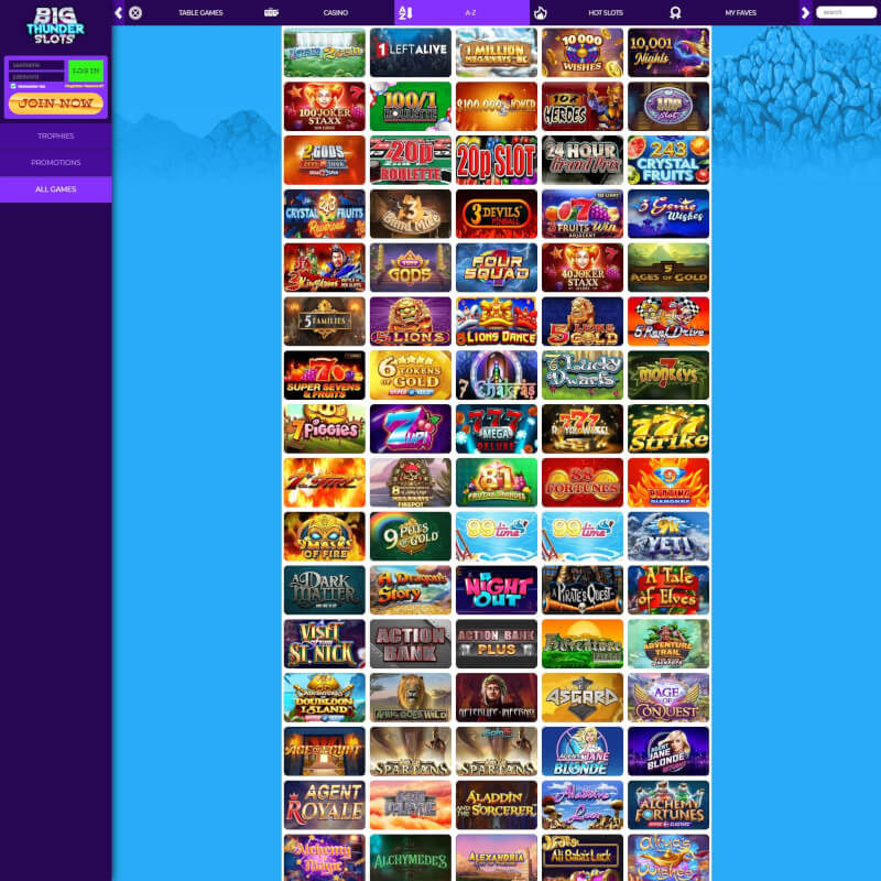 Big Thunder Slots Casino screenshot 2