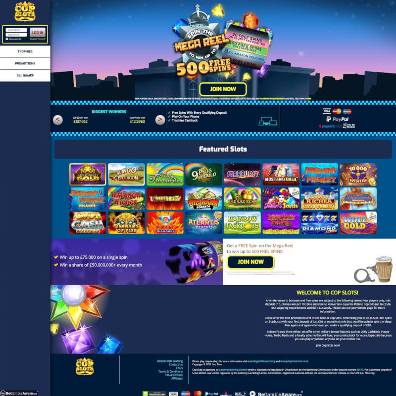 Cop Slots Casino screenshot 1