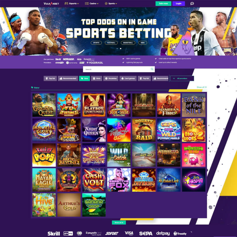 Vulkanbet screenshot 2
