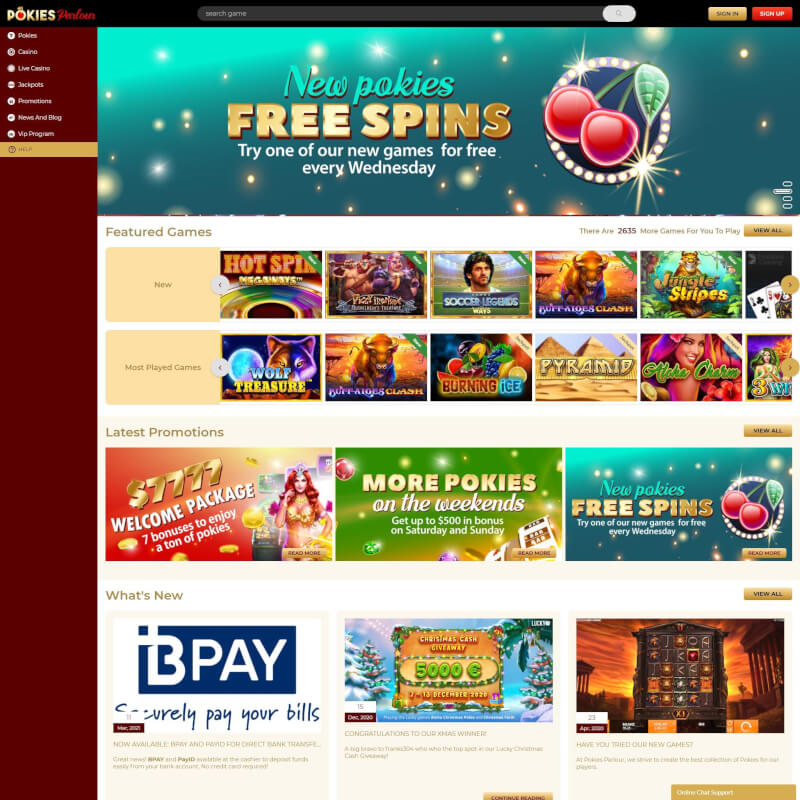Pokies Parlour screenshot 1