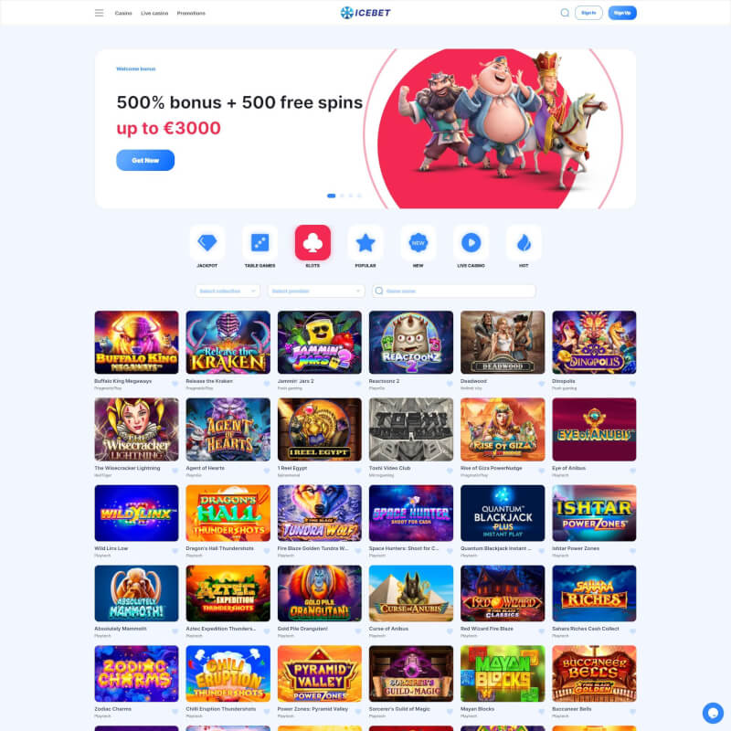 IceBet Casino screenshot 1