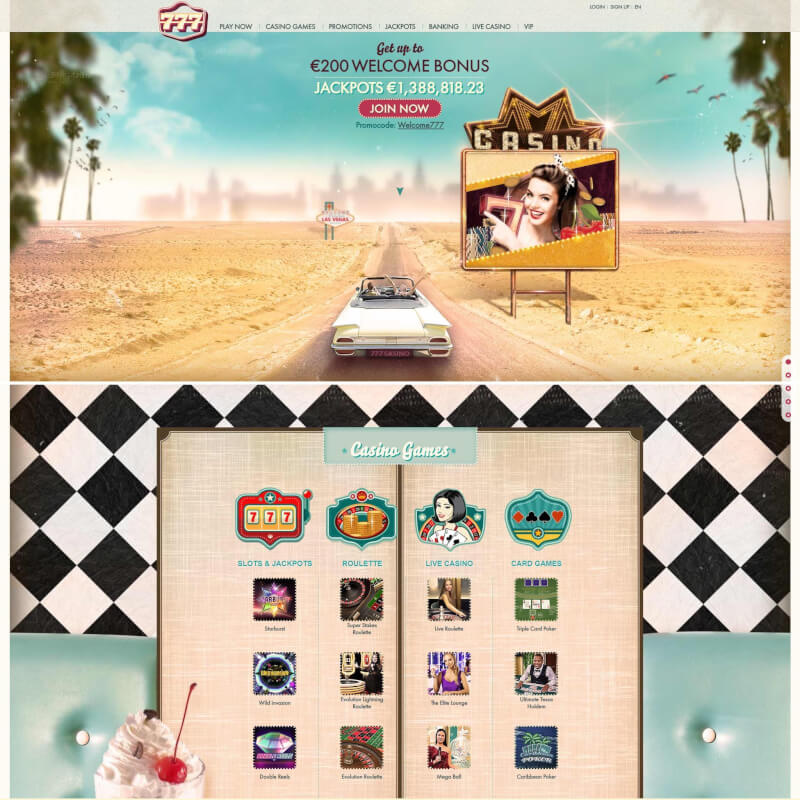 777 Casino ekran görüntüsü 1