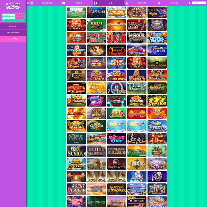 Fairground Slots Casino screenshot 2