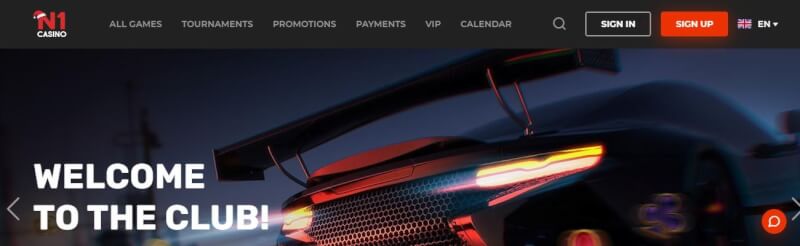 n1 casino website offers casino games, ilk depozit bonusu və yeni oyunçular üçün kampaniyalar-loqosu