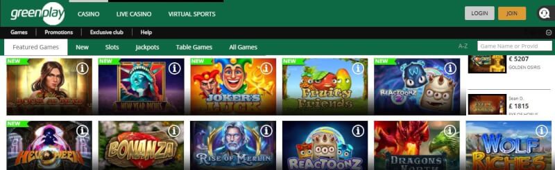 greenplay homepage provides gambling games, ilk depozit əlavə və yeni oyunçular üçün kampaniyalar-loqosu