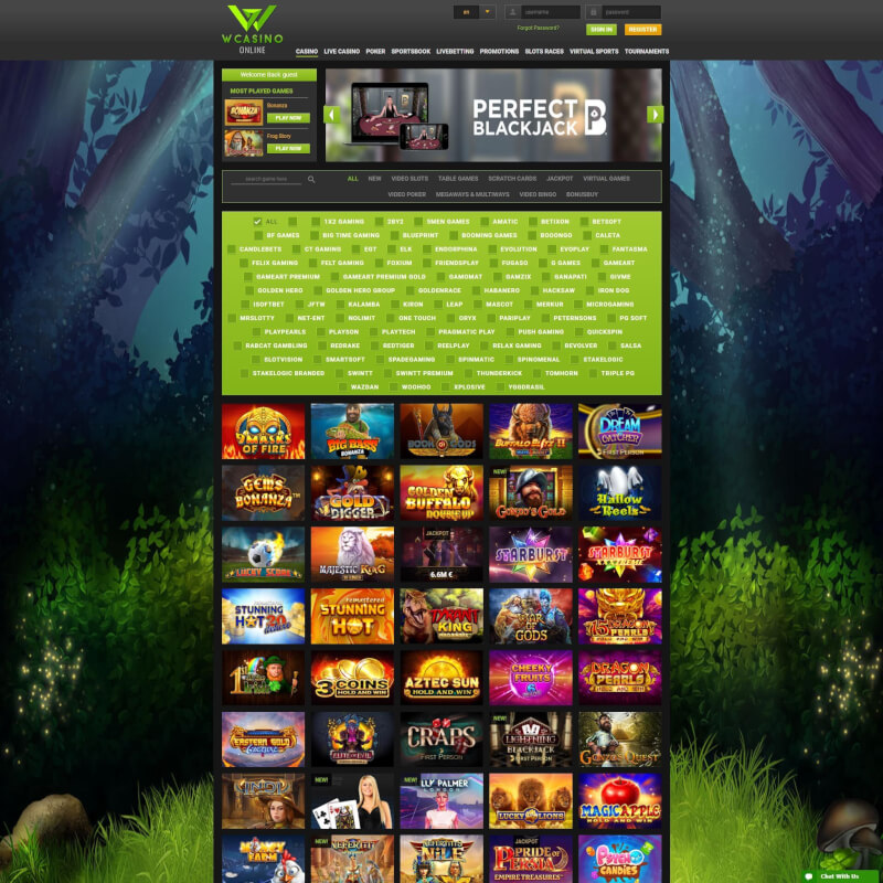 WCasino screenshot 1