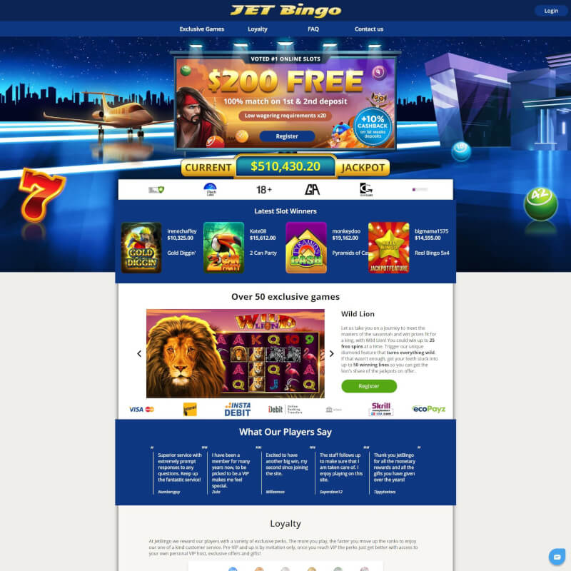 Jet Bingo screenshot 1