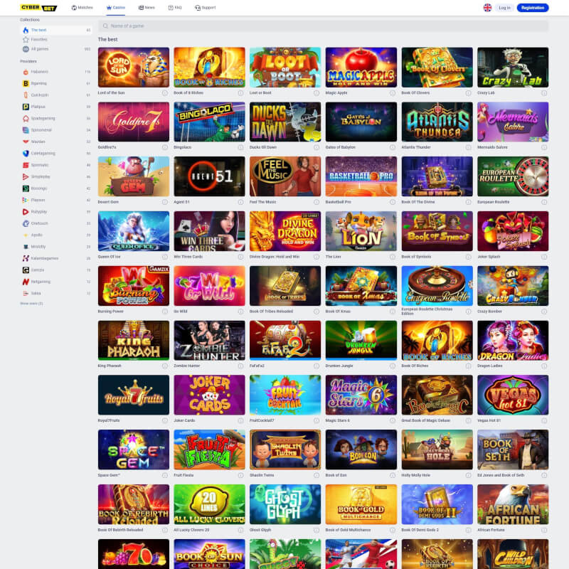 Cyber.bet Casino screenshot 1